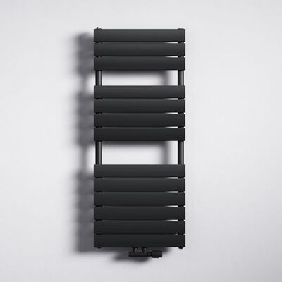 Mai & Mai Radiateur à Eau Chaude Mural Sèche-Serviettes 120x50cm Gris Noir - Publicité Mai & Mai Radiateur à Eau Chaude Mural Sèche-Serviettes 120x50cm Gris Noir - Publicité