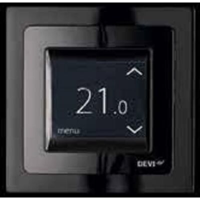 Devi reg Touch Thermostat de Chauffage au Sol avec écran Tactile, Noir - Publicité Devi reg Touch Thermostat de Chauffage au Sol avec écran Tactile, Noir - Publicité