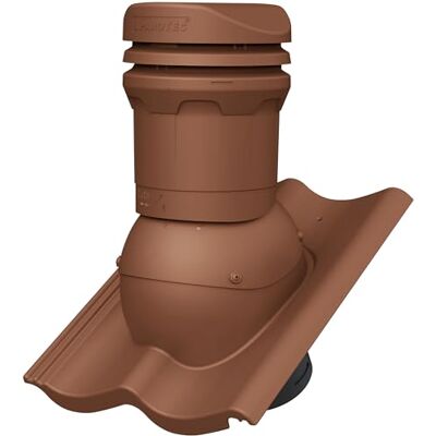 Parotec Cheminée de ventilation DN 125mm hauteur 325mm pour CREATON GÖTEBORG 8004 RAL 8004 Rouge brique – pour tuiles de toit, ventilation de toit passive, hauteur basse, - Publicité Parotec Cheminée de ventilation DN 125mm hauteur 325mm pour CREATON GÖTEBORG 8004 RAL 8004 Rouge brique – pour tuiles de toit, ventilation de toit passive, hauteur basse, - Publicité