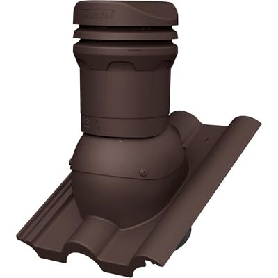 Parotec Cheminée de ventilation DN 125 mm hauteur 325 mm pour CREATON HEIDELBERGER RAL 8017 Marron – pour tuiles de toit, ventilation de toit passive, hauteur basse, - Publicité Parotec Cheminée de ventilation DN 125 mm hauteur 325 mm pour CREATON HEIDELBERGER RAL 8017 Marron – pour tuiles de toit, ventilation de toit passive, hauteur basse, - Publicité