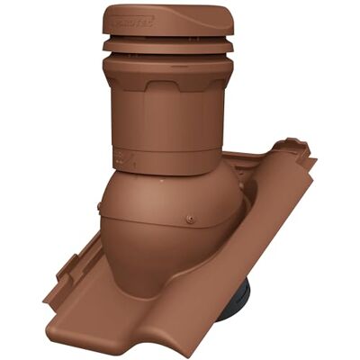 Parotec Cheminée de ventilation DN 125 mm hauteur 325 mm pour RÖBEN MONZA PLUS RAL 8004 Rouge brique – pour tuiles de toit, ventilation de toit passive, hauteur basse, - Publicité Parotec Cheminée de ventilation DN 125 mm hauteur 325 mm pour RÖBEN MONZA PLUS RAL 8004 Rouge brique – pour tuiles de toit, ventilation de toit passive, hauteur basse, - Publicité