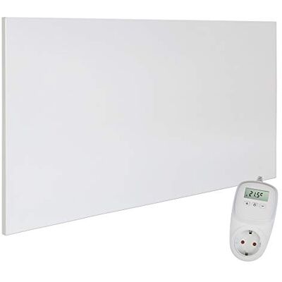 VIESTA H700 Panneau de Chauffage Infrarouge Carbon Crystal (dernière technologie) 700 Watts, chauffage mural ultra plat, blanc, Thermostat TH10 - Publicité VIESTA H700 Panneau de Chauffage Infrarouge Carbon Crystal (dernière technologie) 700 Watts, chauffage mural ultra plat, blanc, Thermostat TH10 - Publicité