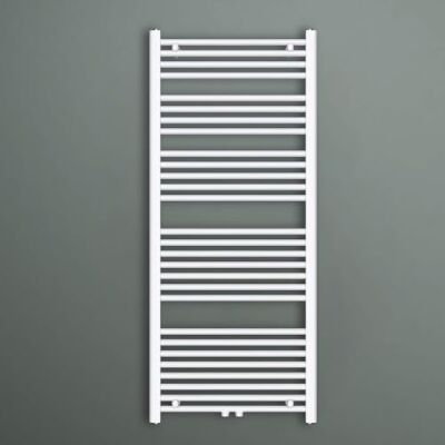 Mai & Mai Radiateur à Eau Chaude Mural Sèche-Serviettes 140x60cm Blanc - Publicité Mai & Mai Radiateur à Eau Chaude Mural Sèche-Serviettes 140x60cm Blanc - Publicité