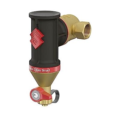 Flamco Clean Smart 2 Séparateur magnétique automatique de boues pour radiateur Séparateur de boues pour le chauffage central et le refroidissement en laiton 30026 - Publicité Flamco Clean Smart 2 Séparateur magnétique automatique de boues pour radiateur Séparateur de boues pour le chauffage central et le refroidissement en laiton 30026 - Publicité