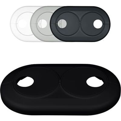 FUX 3 Pcs Cache Tuyau Rosace Radiateur 18mm Noir Habille proprement les sorties de tuyaux de chauffage, pose clipsable sans outil - Publicité FUX 3 Pcs Cache Tuyau Rosace Radiateur 18mm Noir Habille proprement les sorties de tuyaux de chauffage, pose clipsable sans outil - Publicité