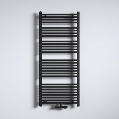 Mai & Mai Radiateur à Eau Chaude Mural Sèche-Serviettes 140x60cm Gris Noir - Publicité Mai & Mai Radiateur à Eau Chaude Mural Sèche-Serviettes 140x60cm Gris Noir - Publicité