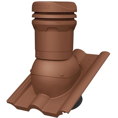 Parotec Cheminée de ventilation DN 125 mm – hauteur basse 325 mm – extracteur de toit passif pour tuiles Monier FRANKFURTER BENDERS MECKLENBURGER – Entlüftung de toit Tuile de ventilation – RAL 8004 - Publicité Parotec Cheminée de ventilation DN 125 mm – hauteur basse 325 mm – extracteur de toit passif pour tuiles Monier FRANKFURTER BENDERS MECKLENBURGER – Entlüftung de toit Tuile de ventilation – RAL 8004 - Publicité
