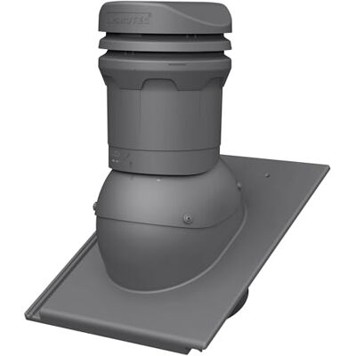 Parotec Cheminée de ventilation DN 125mm hauteur 325mm pour Monier TEGALIT PROTEGON RAL 7024 Graphite – pour tuiles de toit BMI Monier AERLOX, ventilation de toit passive, hauteur basse, - Publicité Parotec Cheminée de ventilation DN 125mm hauteur 325mm pour Monier TEGALIT PROTEGON RAL 7024 Graphite – pour tuiles de toit BMI Monier AERLOX, ventilation de toit passive, hauteur basse, - Publicité