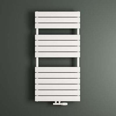 Mai & Mai Radiateur à Eau Chaude Mural Sèche-Serviettes 120x60cm Blanc - Publicité Mai & Mai Radiateur à Eau Chaude Mural Sèche-Serviettes 120x60cm Blanc - Publicité