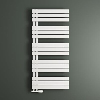 Mai & Mai Radiateur à Eau Chaude Mural Sèche-Serviettes 131x60cm Blanc - Publicité Mai & Mai Radiateur à Eau Chaude Mural Sèche-Serviettes 131x60cm Blanc - Publicité
