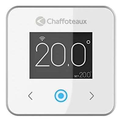 Chaffoteaux 3319128 Thermostat intelligent Wi-Fi Blanc - Publicité Chaffoteaux 3319128 Thermostat intelligent Wi-Fi Blanc - Publicité