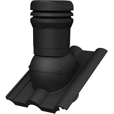 Parotec Cheminée de ventilation DN 125 mm hauteur 325 mm pour NELSKAMP FINKENBERGER RAL 9005 Noir – pour tuiles de toit IBF DOPPELRÖMER, ventilation de toit passive, hauteur basse, - Publicité Parotec Cheminée de ventilation DN 125 mm hauteur 325 mm pour NELSKAMP FINKENBERGER RAL 9005 Noir – pour tuiles de toit IBF DOPPELRÖMER, ventilation de toit passive, hauteur basse, - Publicité