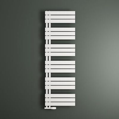 Mai & Mai Radiateur à Eau Chaude Mural Sèche-Serviettes 159x50cm Blanc Fabriqué en Acier Inoxydable, Compatible avec Chauffage Central, Pour Salle de Bain - Publicité Mai & Mai Radiateur à Eau Chaude Mural Sèche-Serviettes 159x50cm Blanc Fabriqué en Acier Inoxydable, Compatible avec Chauffage Central, Pour Salle de Bain - Publicité