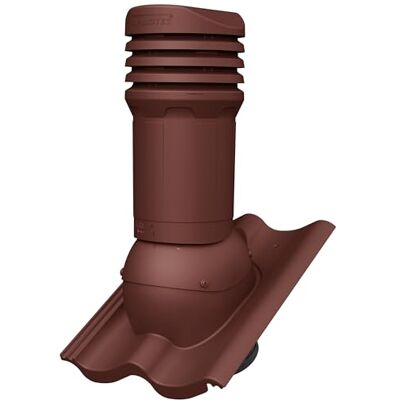 Parotec Cheminée ventilation isolée DN 125mm pour BMI Monier Doppel-S Rouge pour tuiles Nelskamp S, IBF Doppel-S, ventilation passive, RAL 3009 - Publicité Parotec Cheminée ventilation isolée DN 125mm pour BMI Monier Doppel-S Rouge pour tuiles Nelskamp S, IBF Doppel-S, ventilation passive, RAL 3009 - Publicité