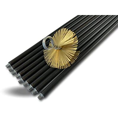 KIBROS Kit ramonage classique non gainé hérisson acier Ø 150 mm 9 cannes 9 cannes noires Ø 17 mm creuses 9×1,4 m, hérisson acier plat, cheminées conduits non gainés Ø 150 mm. Publicité KIBROS Kit ramonage classique non gainé hérisson acier Ø 150 mm 9 cannes 9 cannes noires Ø 17 mm creuses 9×1,4 m, hérisson acier plat, cheminées conduits non gainés Ø 150 mm. Publicité