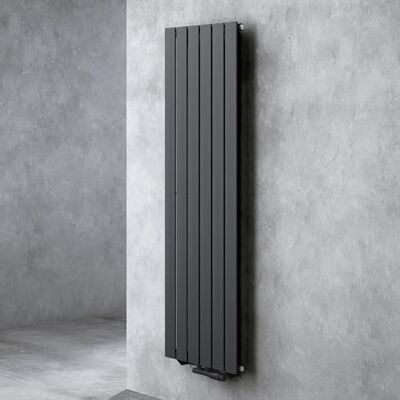 Doporro - 160x46cm - Anthracite - Connexion verticale centrale - Radiateur - Publicité Doporro - 160x46cm - Anthracite - Connexion verticale centrale - Radiateur - Publicité