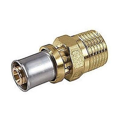 Raccord mâle fileté Giacomini - Laiton, 32mm, 1'' - Raccord de tuyau - Publicité Raccord mâle fileté Giacomini - Laiton, 32mm, 1'' - Raccord de tuyau - Publicité