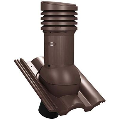 Parotec Cheminée de ventilation DN 125mm passive pour Nelskamp Kronen-Pfanne Marron RAL 8017, pour tuiles - Publicité Parotec Cheminée de ventilation DN 125mm passive pour Nelskamp Kronen-Pfanne Marron RAL 8017, pour tuiles - Publicité