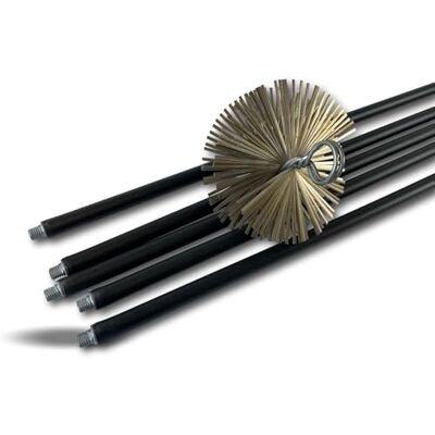 KIBROS Kit ramonage classique non gainé hérisson acier Ø 180 mm 5 cannes 5 cannes noires Ø 17 mm creuses 5×1,4 m, hérisson acier plat, cheminées conduits non gainés Ø 180 mm. Publicité KIBROS Kit ramonage classique non gainé hérisson acier Ø 180 mm 5 cannes 5 cannes noires Ø 17 mm creuses 5×1,4 m, hérisson acier plat, cheminées conduits non gainés Ø 180 mm. Publicité