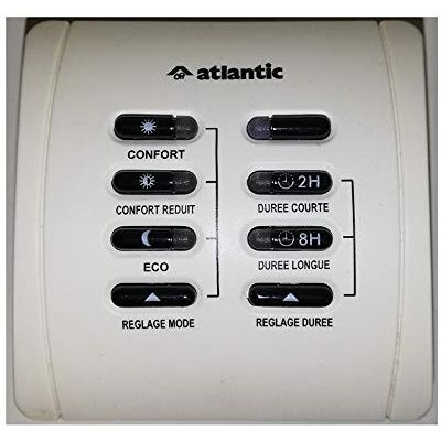 Atlantic 602004 Commande murale chauffage fil pilote - Publicité Atlantic 602004 Commande murale chauffage fil pilote - Publicité