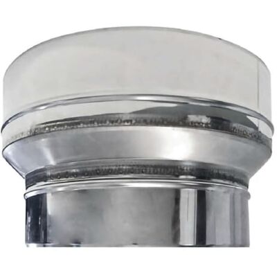 MBM Adaptateur cheminée isolée DP-PS INOX 80/130 - Publicité MBM Adaptateur cheminée isolée DP-PS INOX 80/130 - Publicité