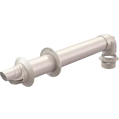 Ubbink Kit Terminal 60/100-60/100 Horizontal condensation - Publicité Ubbink Kit Terminal 60/100-60/100 Horizontal condensation - Publicité