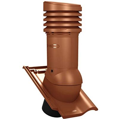 Parotec Cheminée ventilation DN 150mm passive pour Monier Rubin 13V RAL8004 Rouge Brique, pour tuiles BMI - Publicité Parotec Cheminée ventilation DN 150mm passive pour Monier Rubin 13V RAL8004 Rouge Brique, pour tuiles BMI - Publicité