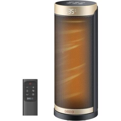 DREO Chauffage Électrique 2000W, Radiateur Céramique Silencieux avec WiFi, Oscillation 70°, Télécommande, Minuterie 12h, 3 Modes et Vitesses, Protection contre la Surchauffe et le Basculement - Publicité DREO Chauffage Électrique 2000W, Radiateur Céramique Silencieux avec WiFi, Oscillation 70°, Télécommande, Minuterie 12h, 3 Modes et Vitesses, Protection contre la Surchauffe et le Basculement - Publicité