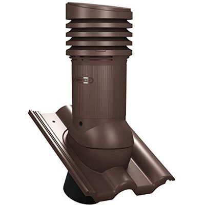 Parotec Cheminée ventilation isolée DN 150 mm BMI Monier Frankfurter Marron pour tuiles Benders Mecklenburger, ProDach Doppelrömer, RAL 8017 - Publicité Parotec Cheminée ventilation isolée DN 150 mm BMI Monier Frankfurter Marron pour tuiles Benders Mecklenburger, ProDach Doppelrömer, RAL 8017 - Publicité