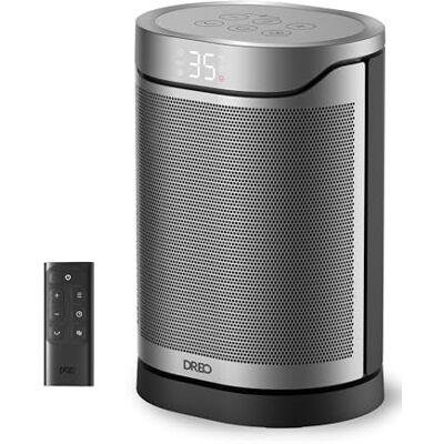 DREO Radiateur céramique 318, 1500 W, chauffage électrique pour chambre, protection contre la surchauffe et le basculement, thermostat réglable, verrouillage enfant, économie d’énergie jusqu’à 40% - Publicité DREO Radiateur céramique 318, 1500 W, chauffage électrique pour chambre, protection contre la surchauffe et le basculement, thermostat réglable, verrouillage enfant, économie d’énergie jusqu’à 40% - Publicité