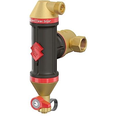 Flamco Clean Smart Séparateur de saletés, Désemboueur, Séparateur d'air et de boues, filetage intérieur 1 ", 10 bar, 120 ° C, 30043 - Publicité Flamco Clean Smart Séparateur de saletés, Désemboueur, Séparateur d'air et de boues, filetage intérieur 1 ", 10 bar, 120 ° C, 30043 - Publicité