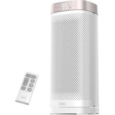 DREO Chauffage d'appoint pour une utilisation en intérieur, chauffage rapide de 40,6 cm avec télécommande, minuterie 12 h, oscillation à 70°, protection contre la surchauffe, chaleur de sécurité - Publicité DREO Chauffage d'appoint pour une utilisation en intérieur, chauffage rapide de 40,6 cm avec télécommande, minuterie 12 h, oscillation à 70°, protection contre la surchauffe, chaleur de sécurité - Publicité