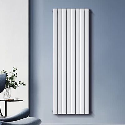 ELEGANT Radiateur à panneau vertical double couche Blanc 1800 x 616 mm Radiateur de salle de bain avec raccord central Design vertical Radiateur plat - Publicité ELEGANT Radiateur à panneau vertical double couche Blanc 1800 x 616 mm Radiateur de salle de bain avec raccord central Design vertical Radiateur plat - Publicité