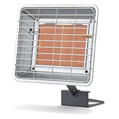 FAVEX Radiant de chantier au gaz à poser 3500W Extérieur Brûleur céramique infrarouge 2 puissances de chauffe jusqu'à 25 m² Acier - Publicité FAVEX Radiant de chantier au gaz à poser 3500W Extérieur Brûleur céramique infrarouge 2 puissances de chauffe jusqu'à 25 m² Acier - Publicité