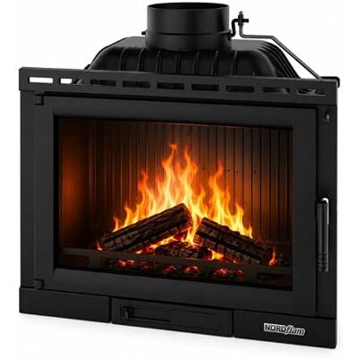 NORDFLAM Insert à bois ETNA A+ 11 kW en Fonte Noir - Publicité NORDFLAM Insert à bois ETNA A+ 11 kW en Fonte Noir - Publicité