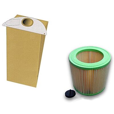 Kallefornia ® 10 Sacs d'aspirateur K87 + 1 Filtre K715 + 1 Bouchon à vis pour Karcher Kärcher A 2111 - Publicité Kallefornia ® 10 Sacs d'aspirateur K87 + 1 Filtre K715 + 1 Bouchon à vis pour Karcher Kärcher A 2111 - Publicité