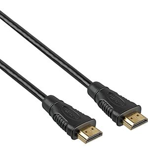PremiumCord 4K Câble HDMI Haute Vitesse M/M 10.2Gbps avec Ethernet, Compatible avec Vidéo 4K@30Hz 2160p, FULL HD 1080p, 3x Blindé, Deep Color, 3D, ARC, HDR, Connecteurs plaqués Or, Noir, 3 m - Publicité