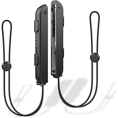Nintendo Freaks and Geeks Paire de Dragonnes pour Joy-Con Rail Métal Noir - Publicité Nintendo Freaks and Geeks Paire de Dragonnes pour Joy-Con Rail Métal Noir - Publicité