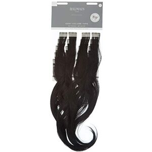 Balmain Easy Volume Tape Extensions de cheveux humains 20 pièces Longueur 55 cm 1 Noir 82 g - Publicité