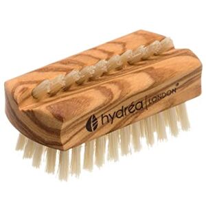 Hydrea Brosse à ongles en bois d’olive - Poils de sanglier pur - Taille voyage - Publicité Hydrea Brosse à ongles en bois d’olive - Poils de sanglier pur - Taille voyage - Publicité