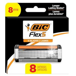 BIC Cartouches de 5 lames de rasoir hybrides + un manche Rasoir pour homme - Publicité