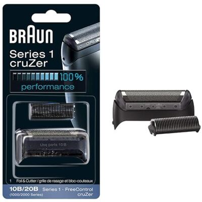 Braun - 10B - Series 1 - Replacement Folie & Cutter - Publicité Braun - 10B - Series 1 - Replacement Folie & Cutter - Publicité