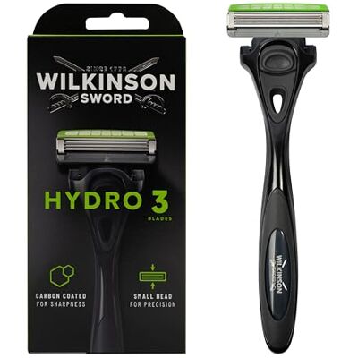 Wilkinson Hydro 3 Black Rasoir - Outil de Rasage - Publicité Wilkinson Hydro 3 Black Rasoir - Outil de Rasage - Publicité