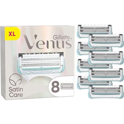 Gillette Venus - Lames de Rasoir - Satin Care (8 x) - Publicité Gillette Venus - Lames de Rasoir - Satin Care (8 x) - Publicité