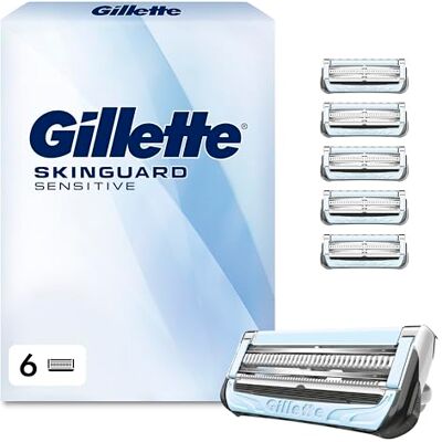 GILLETTE - SkinGuard Sensitive Aloe Vera - Lames de rasoir - 6 - Publicité GILLETTE - SkinGuard Sensitive Aloe Vera - Lames de rasoir - 6 - Publicité