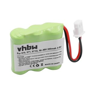 vhbw Batterie NI-MH 300mAh 3.6V pour AUDIOLINE, PANASONIC Panafone remplaçant T109, T301 - Publicité
