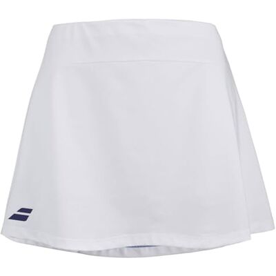 Jupe de tennis blanche Babolat Play pour femme - Jupe - Publicité Jupe de tennis blanche Babolat Play pour femme - Jupe - Publicité