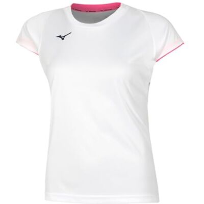 T-Shirt Mizuno Core Blanc - Vêtements de Sport - Publicité T-Shirt Mizuno Core Blanc - Vêtements de Sport - Publicité