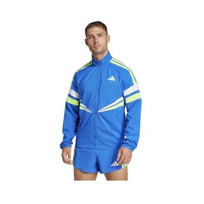 Adidas Veste de course homme adizero Retro Polyester Anti vent Royal, bleu, L - Publicité Adidas Veste de course homme adizero Retro Polyester Anti vent Royal, bleu, L - Publicité