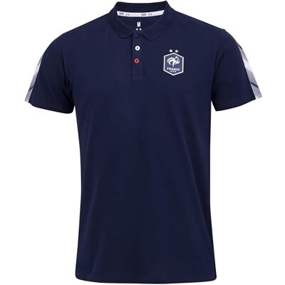 FFF Polo Collection Officielle Equipe de France de Football Taille Homme S - Publicité FFF Polo Collection Officielle Equipe de France de Football Taille Homme S - Publicité